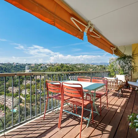 Renting - Abbaye - Luxury Penthouse Sea View Pool Tennis Parking Apartment Nice